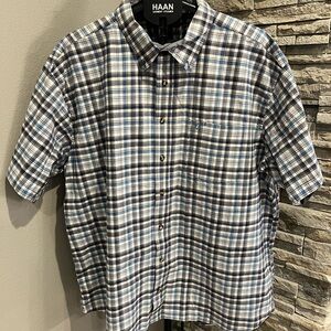 Noble Outfitters men’s button down short sleeve shirt size 4XL
